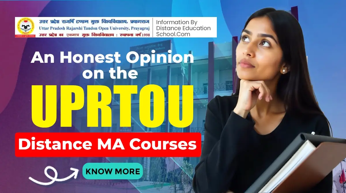 UPRTOU Distance MA Courses