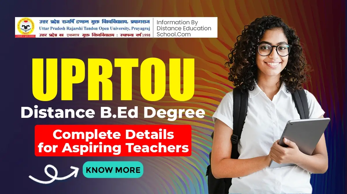 UPRTOU Distance B.ED. Degree