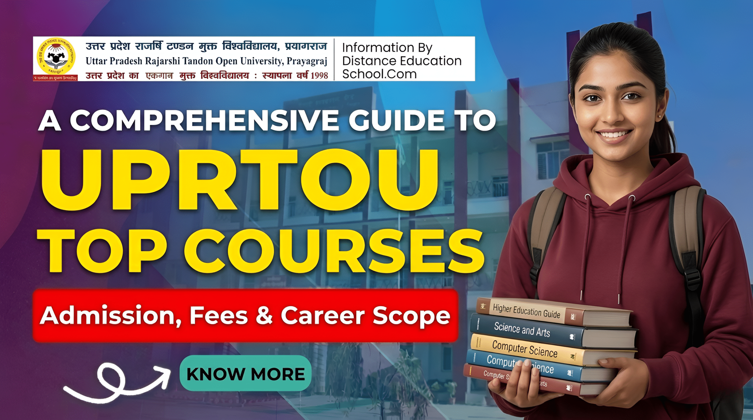 Read more about the article UPRTOU Top Courses: Admission, Fees & Career Scope