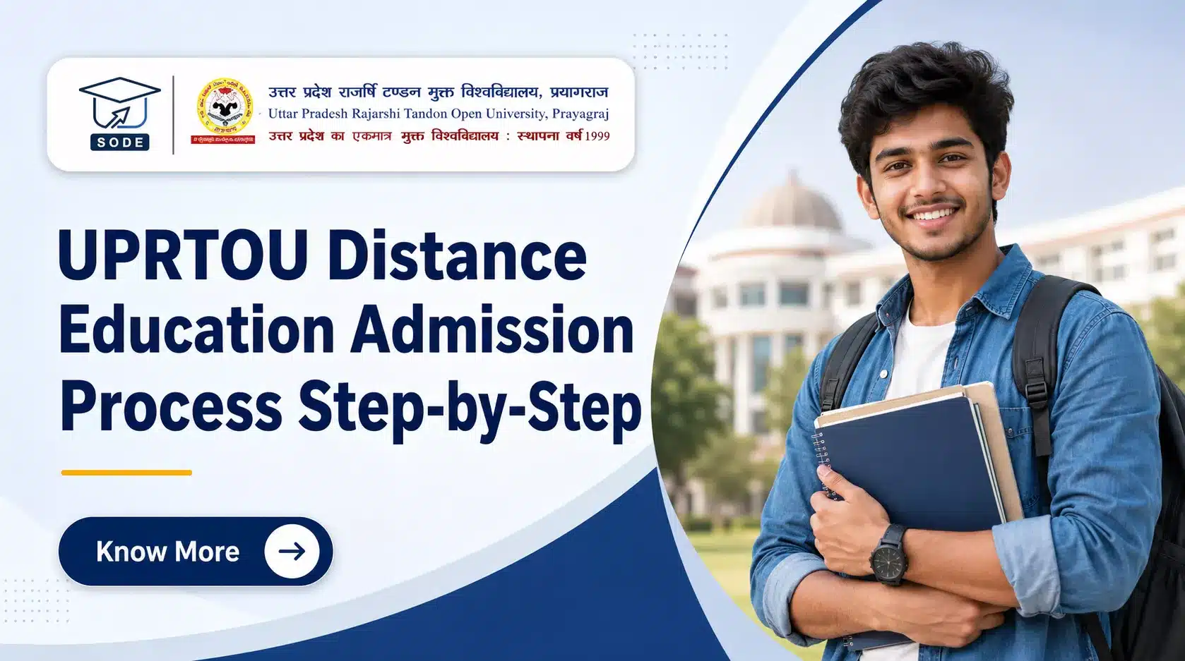 UPRTOU Distance Education Admission Process
